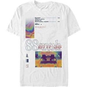 Back To The Future Men's Big & Tall Size 5 XL Tee Shirt   88 MPH